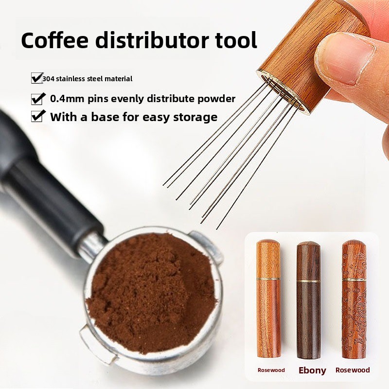 Coffee Tamper Leveler - Деревянный тампер для кофе из нержавеющей