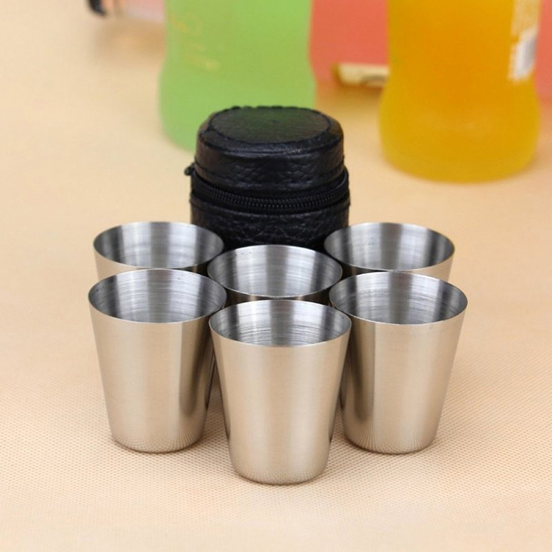 Coffee Tea Sugar Canister Set - 4/6 шт. чашки из нержавеющей стали,