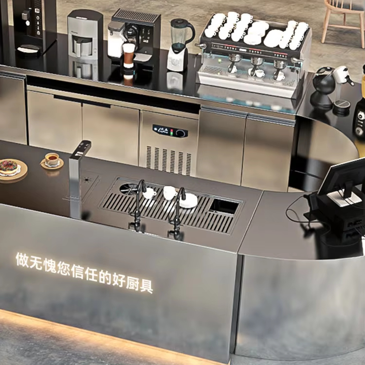 Coffee Tea And Company - Индивидуальная стойка ресепшн для бара, кофейни,