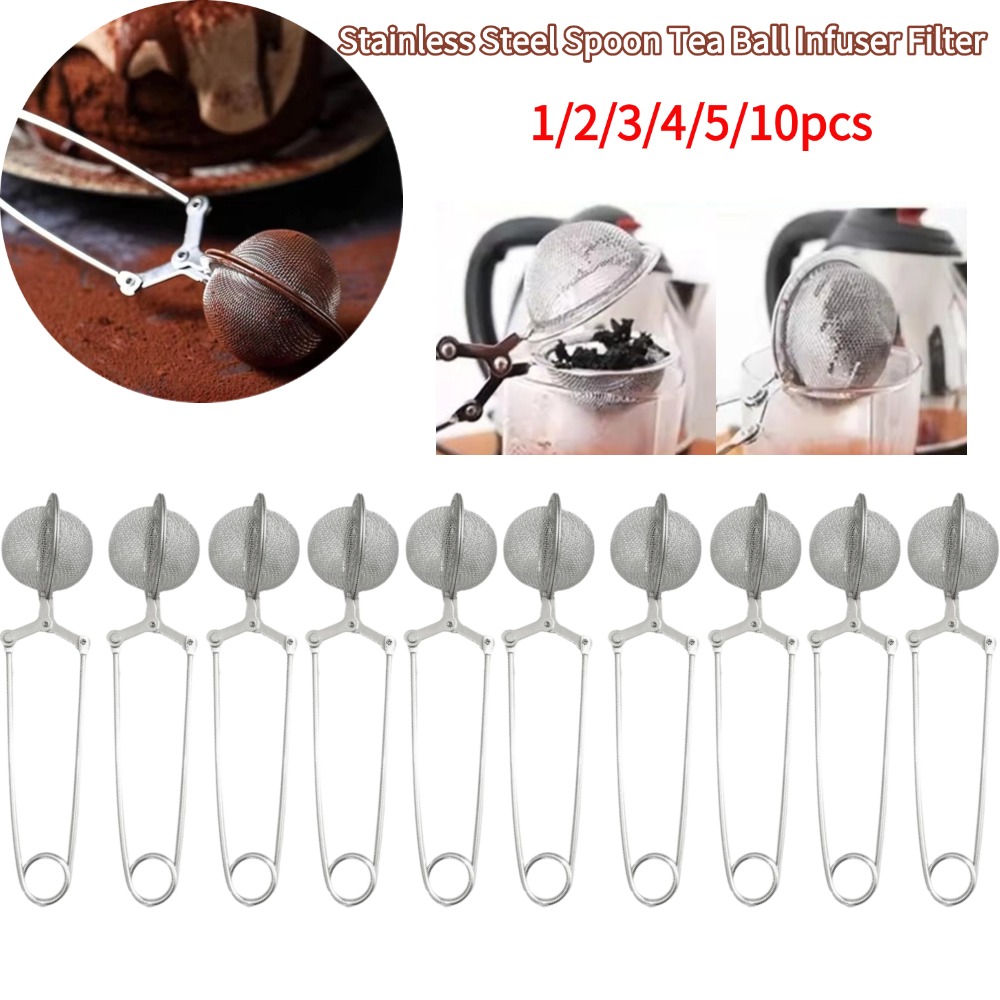 Tea Strainer Mesh - Ложка из нержавеющей стали, чайный шарик,
