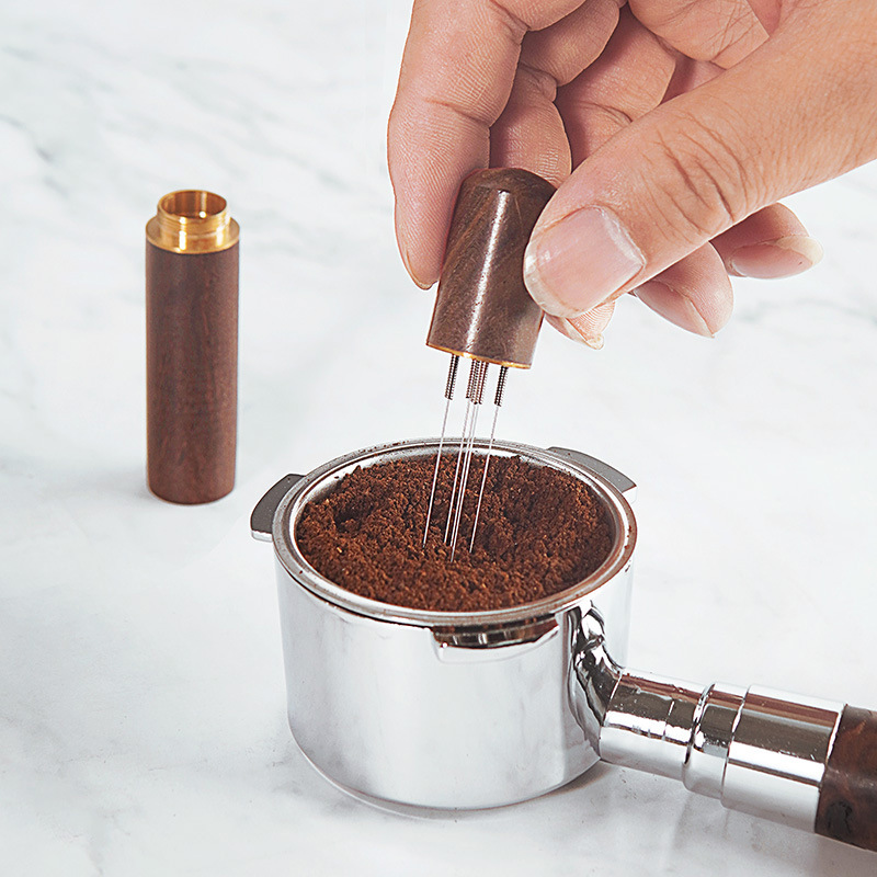 Темпер для кофе, иглы из нержа – обзор и цена Coffee Tamper Leveler