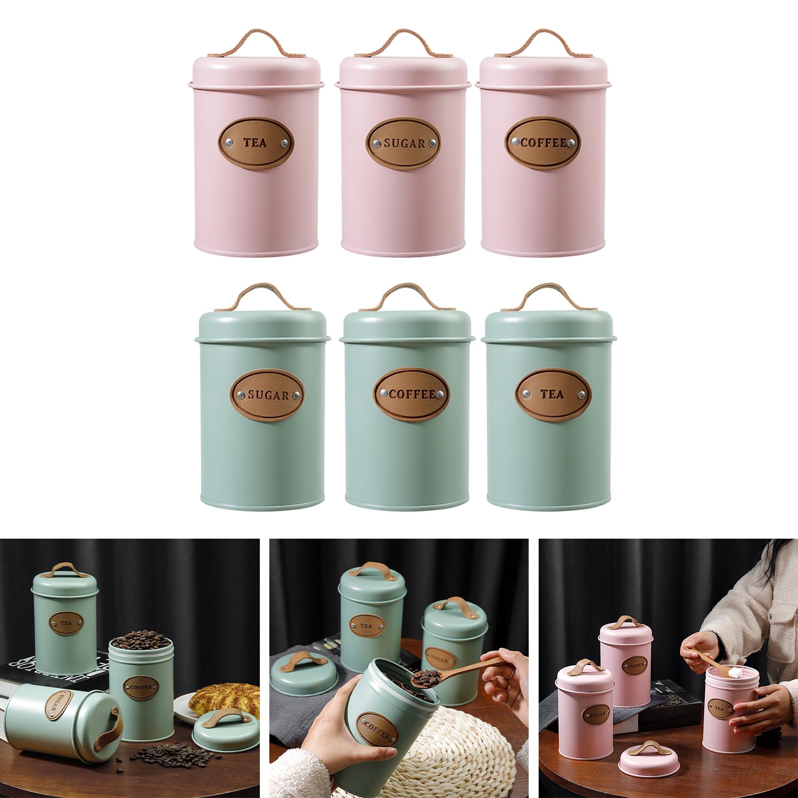 Набор из 3 многофункциональных – обзор и цена Coffee Tea Sugar Container Set