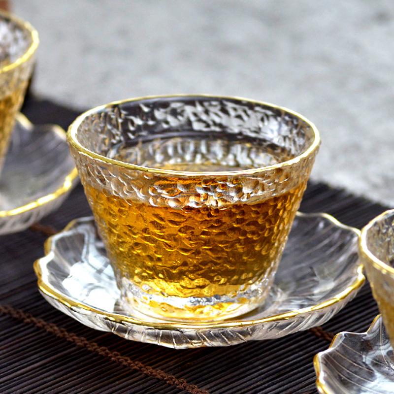 Золотая стеклянная чашка для ч – обзор и цена Coffee Tea Green