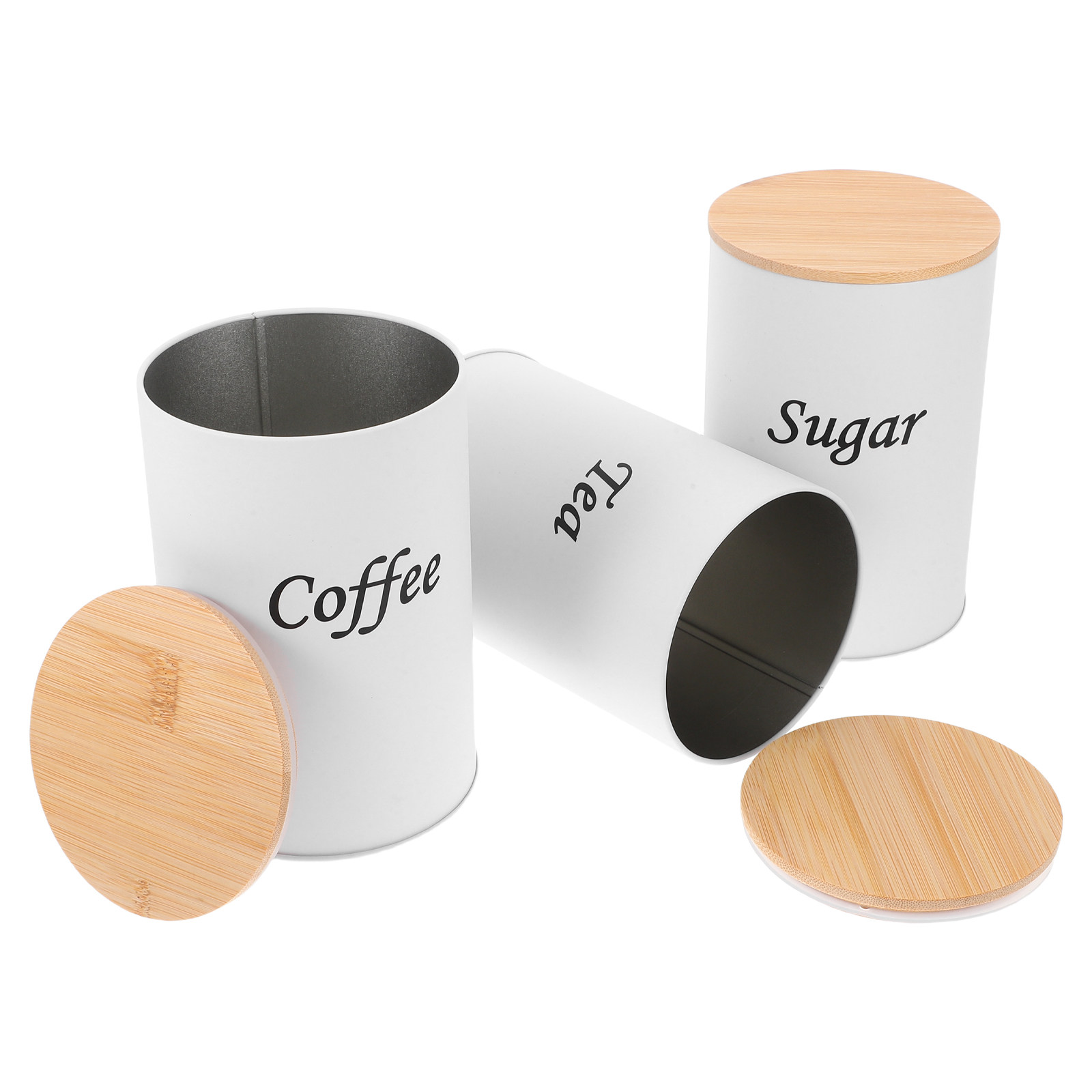 Набор из 3 герметичных круглых – обзор и цена Coffee Tea Bean