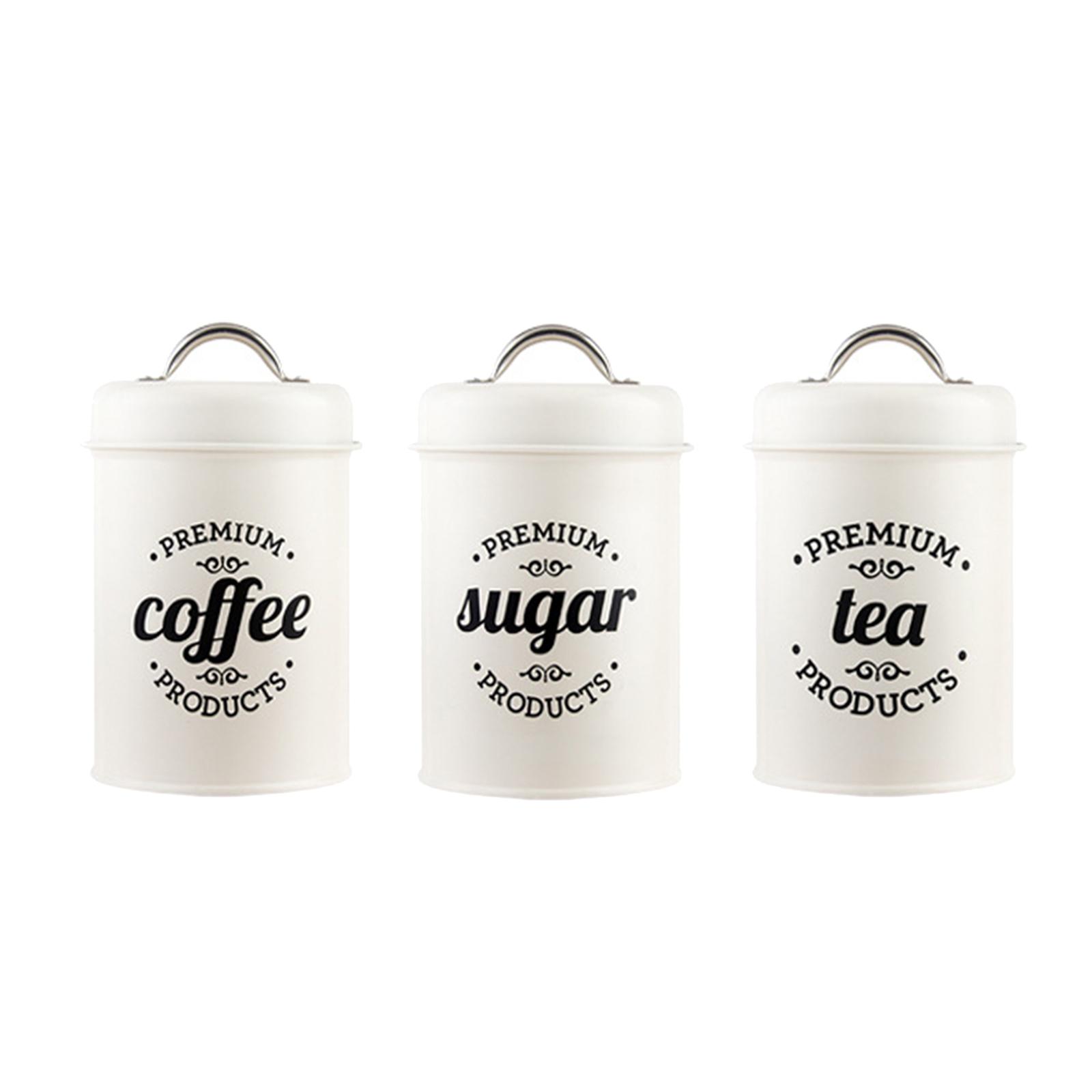 Металлические контейнеры для х – обзор и цена Coffee Tea Sugar Container Set