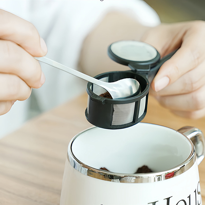 Многоразовый фильтр-ложка для  – обзор и цена Coffee Tea Infusion