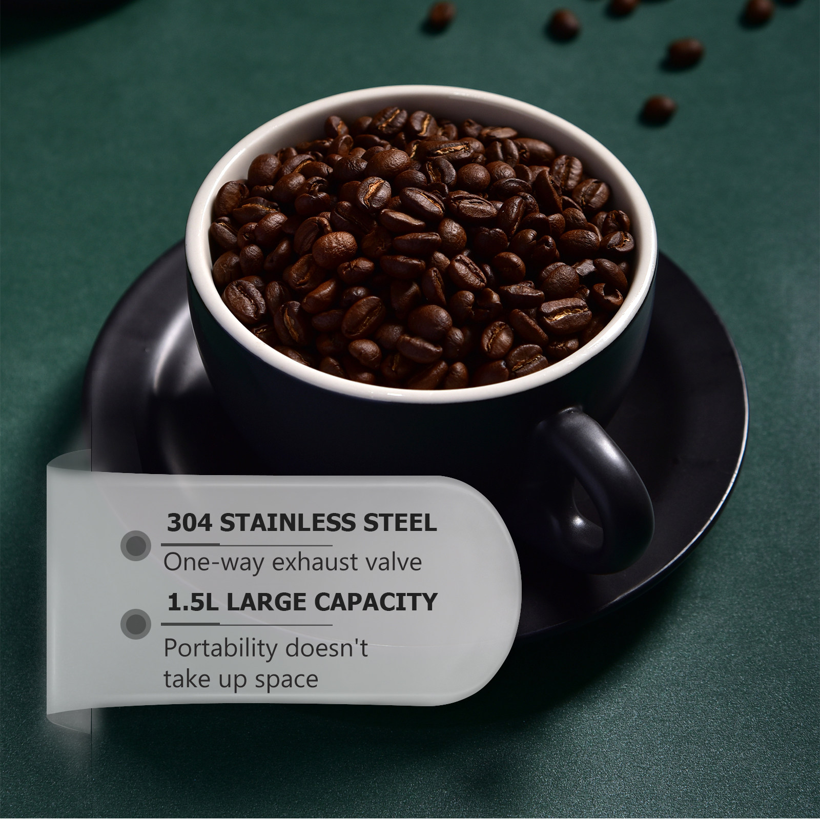 1 шт. Премиум-контейнер из нер – обзор и цена Coffee Tea Bean