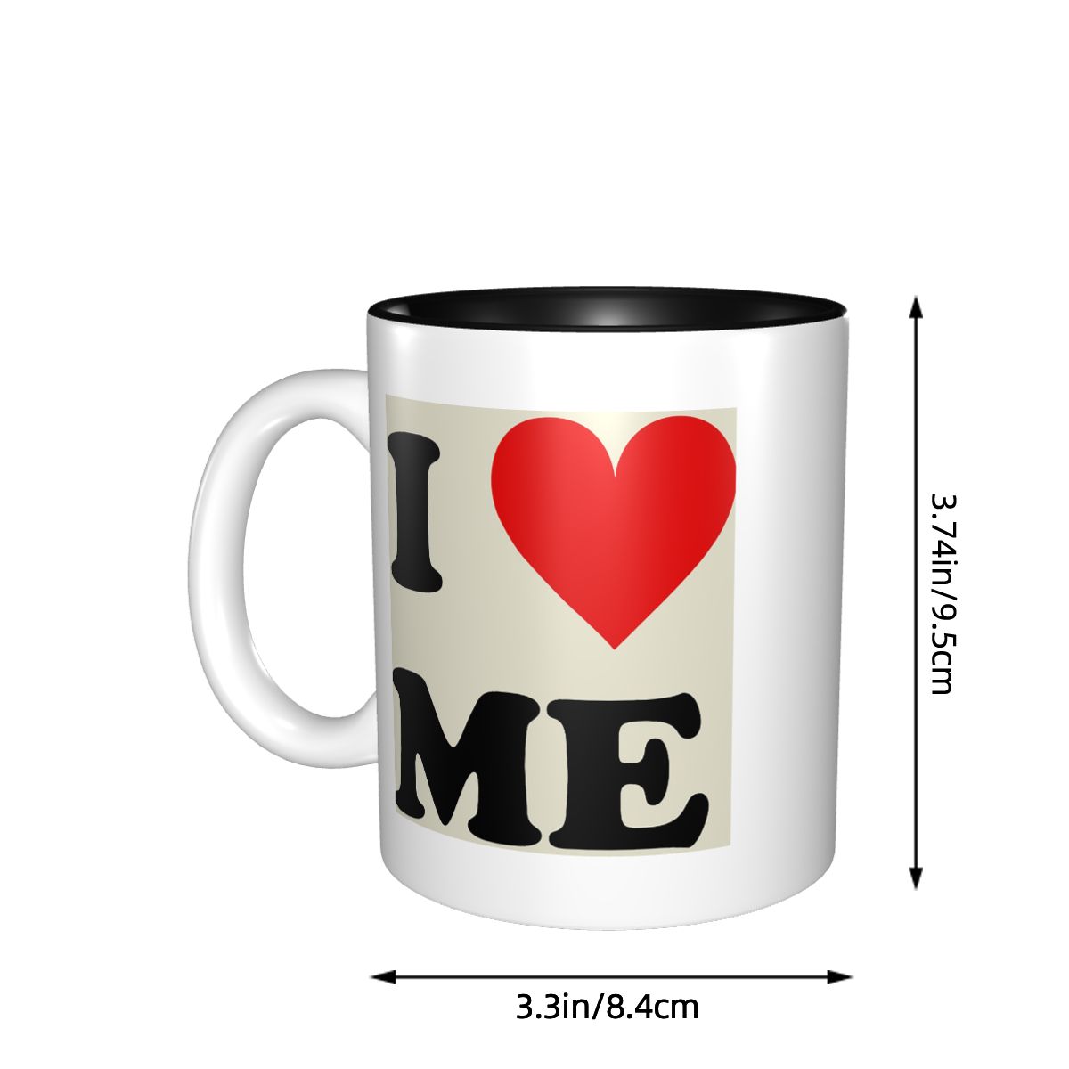 Кружка с сердечками I Love Me, – обзор и цена Coffee Tea Me