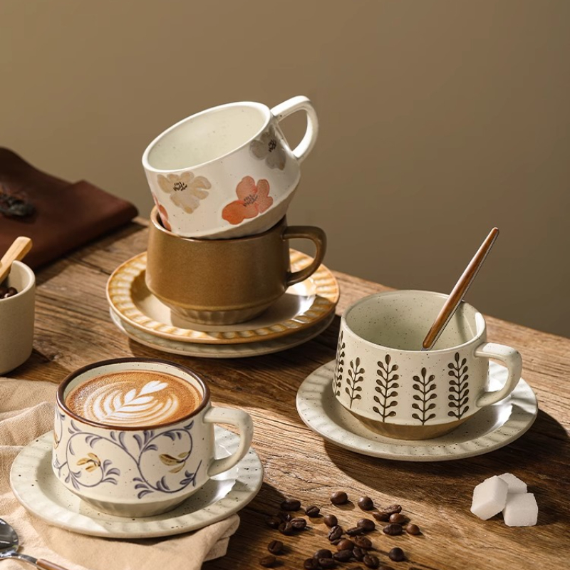 Керамическая чашка в стиле рет – обзор и цена Coffee Tea Mix