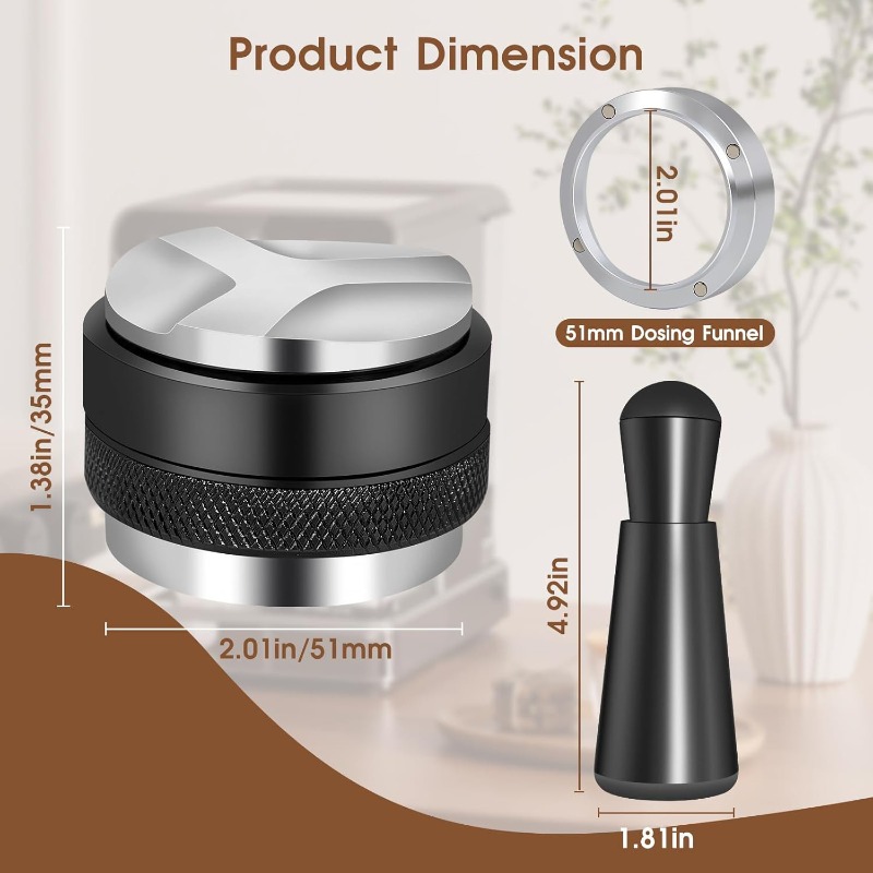 Набор для эспрессо 51/53/58 мм – обзор и цена Coffee Tamper Leveler