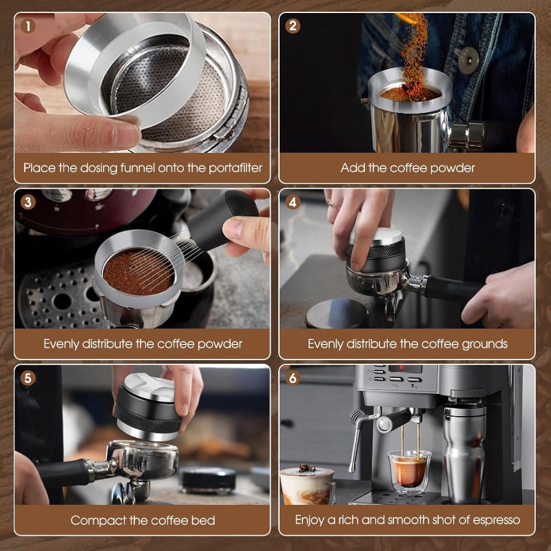 Набор для эспрессо 51/53/58 мм – обзор и цена Coffee Tamper Leveler