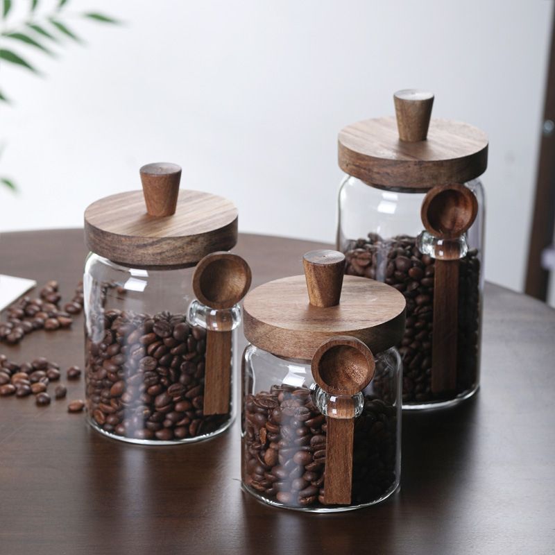 Стеклянная банка для хранения  – обзор и цена Coffee Tea Sugar Canister Set